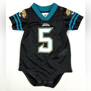 NFL TEAM APPAREL Jacksonville Jaguars Jersey‎ 3-6M  Bortles Football Bodysuit